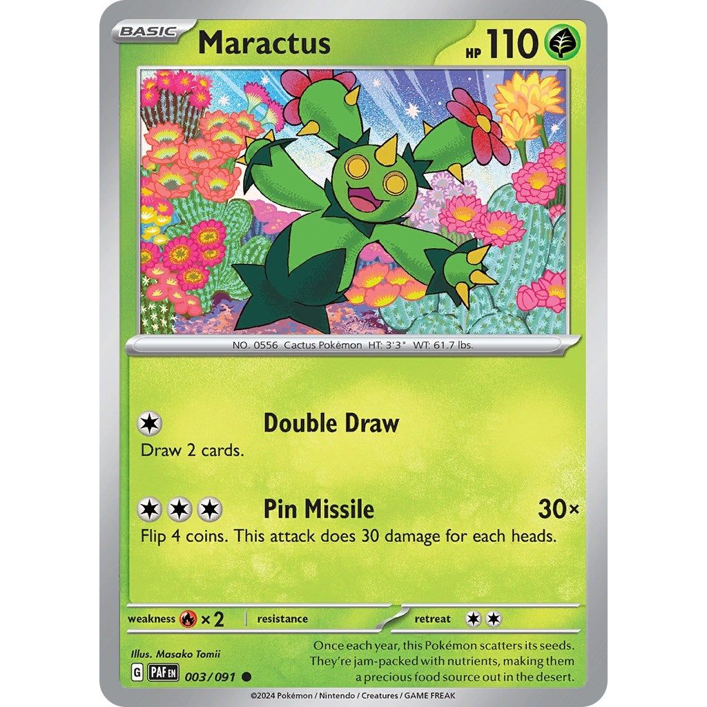 Image for Maractus (003/091) (PAF) - Pokemon