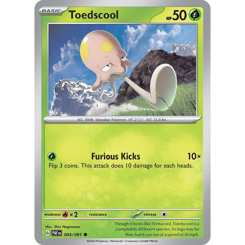 Image for Toedscool (004/091) (PAF) - Pokemon