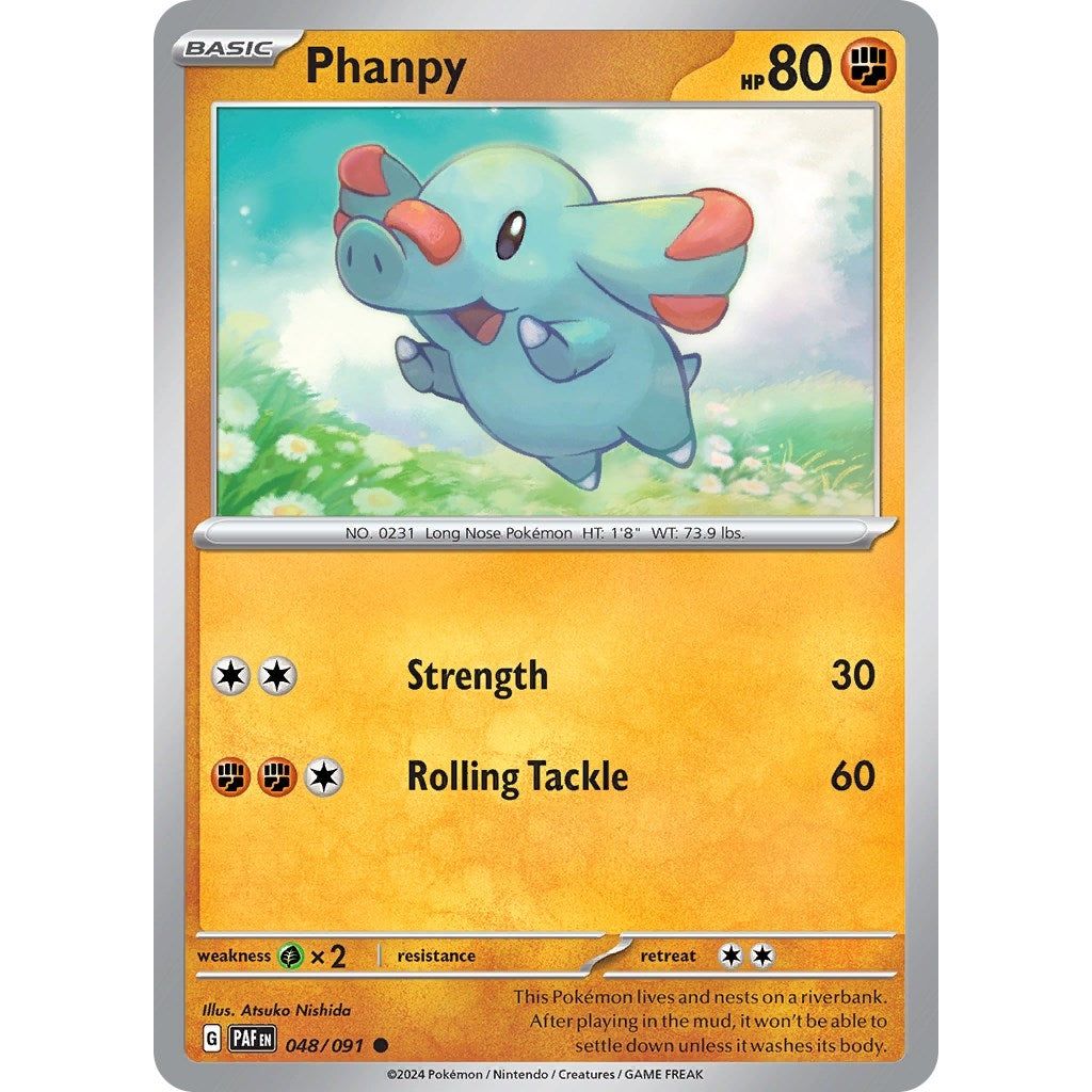 Image for Phanpy (048/091) (PAF) - Pokemon