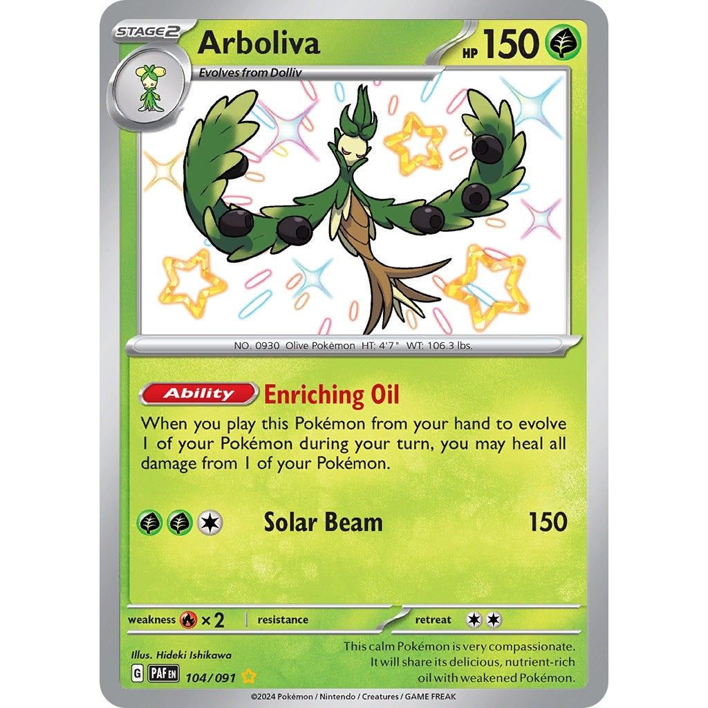 Image for Arboliva (104/091) (PAF) - Pokemon