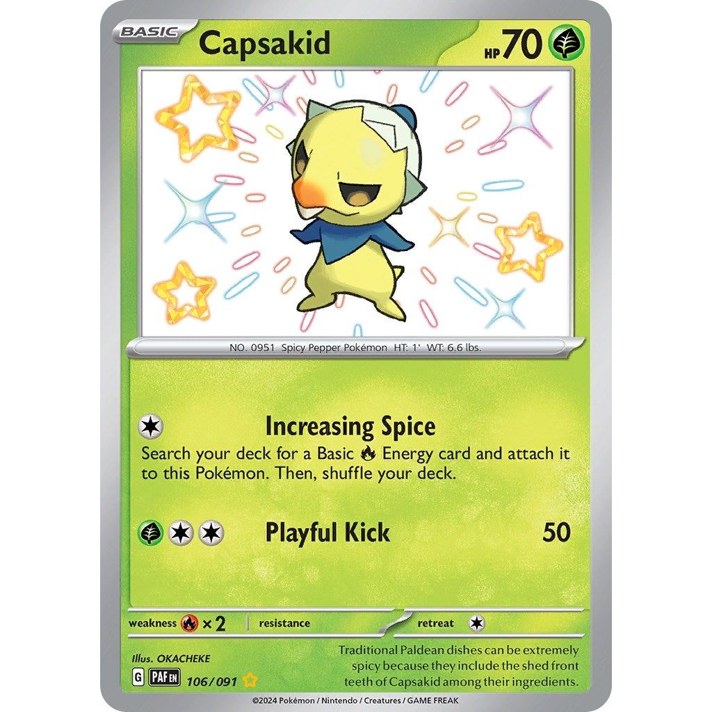 Image for Capsakid (106/091) (PAF) - Pokemon