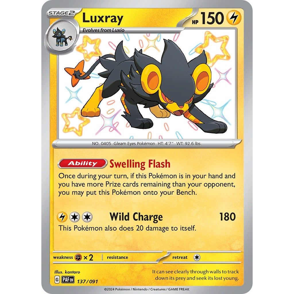 Image for Luxray (137/091) (PAF) - Pokemon