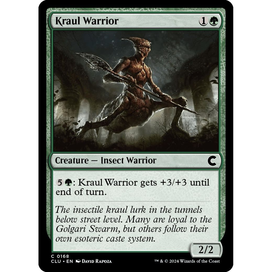 Image for Kraul Warrior (168) (CLU) - Magic: The Gathering