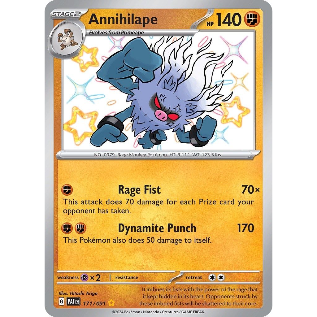 Image for Annihilape (171/091) (PAF) - Pokemon