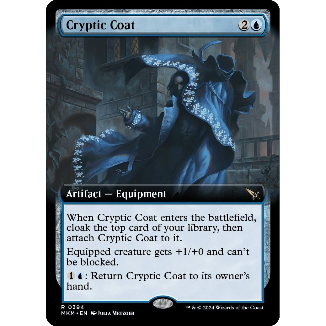 Image for Cryptic Coat (Extended Art) (394) (MKM) - Magic: The Gathering