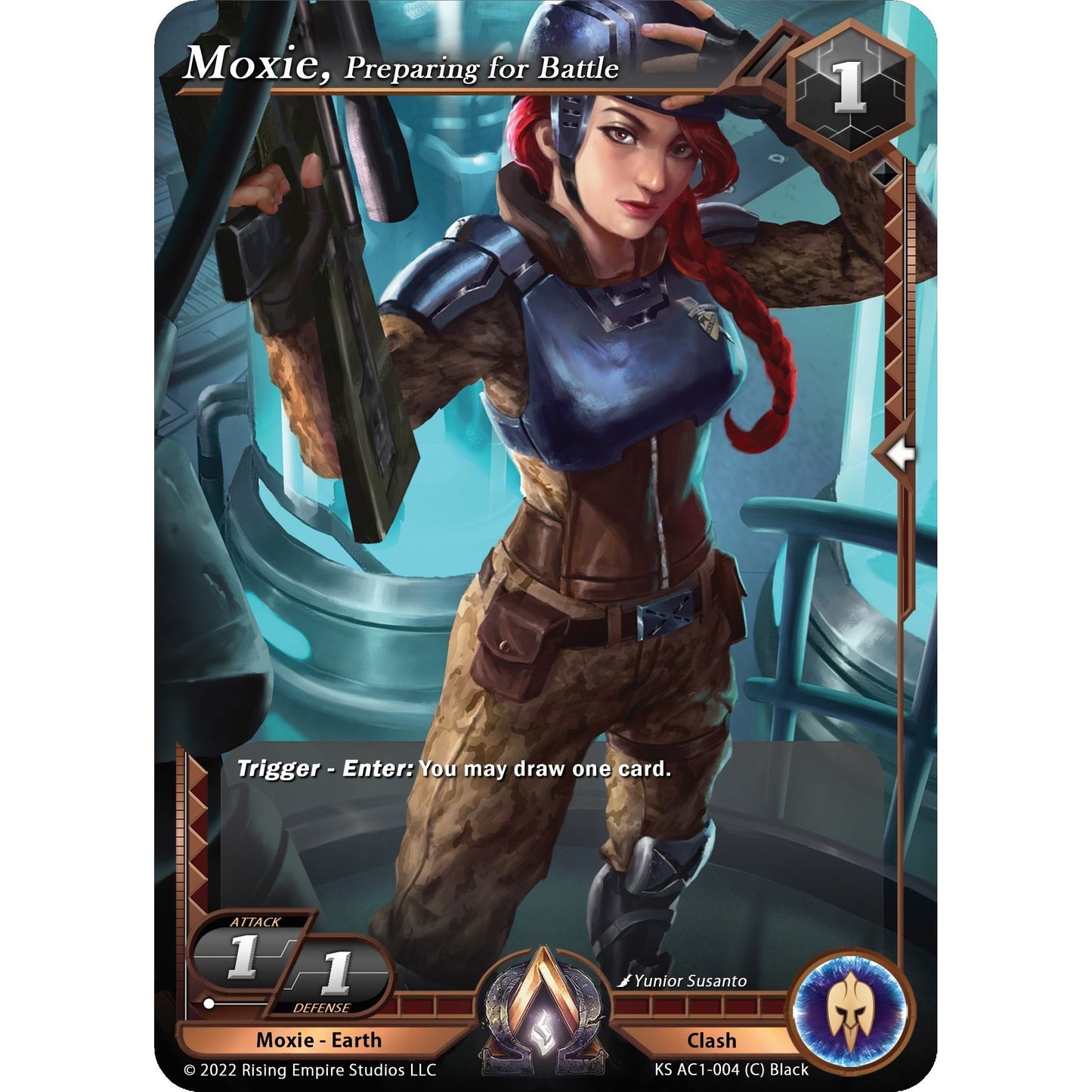 Image for Moxie, Preparing for Battle (KS AC1-004) (KS AC1) - Alpha Clash