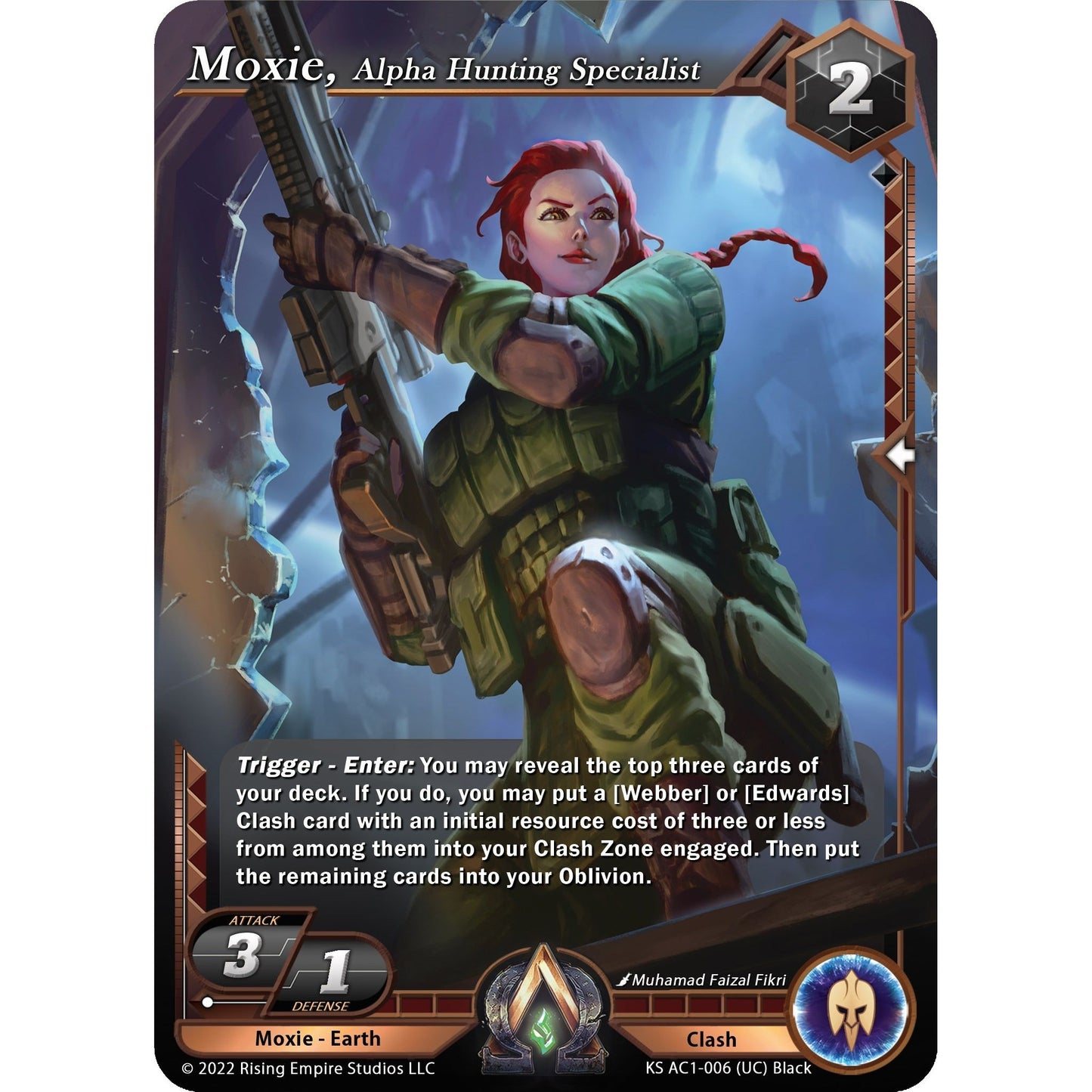 Image for Moxie, Alpha Hunting Specialist (KS AC1-006) (KS AC1) - Alpha Clash