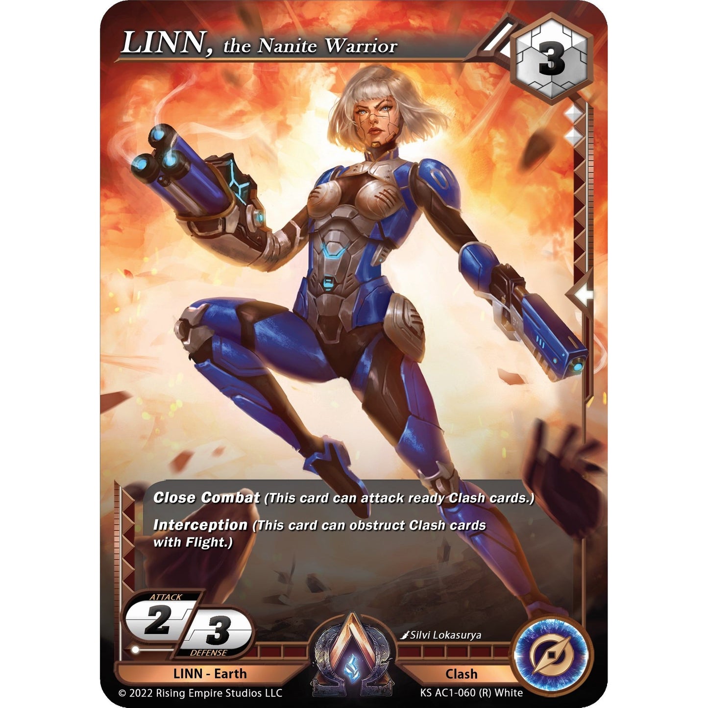 Image for LINN, the Nanite Warrior (KS AC1-060) (KS AC1) - Alpha Clash