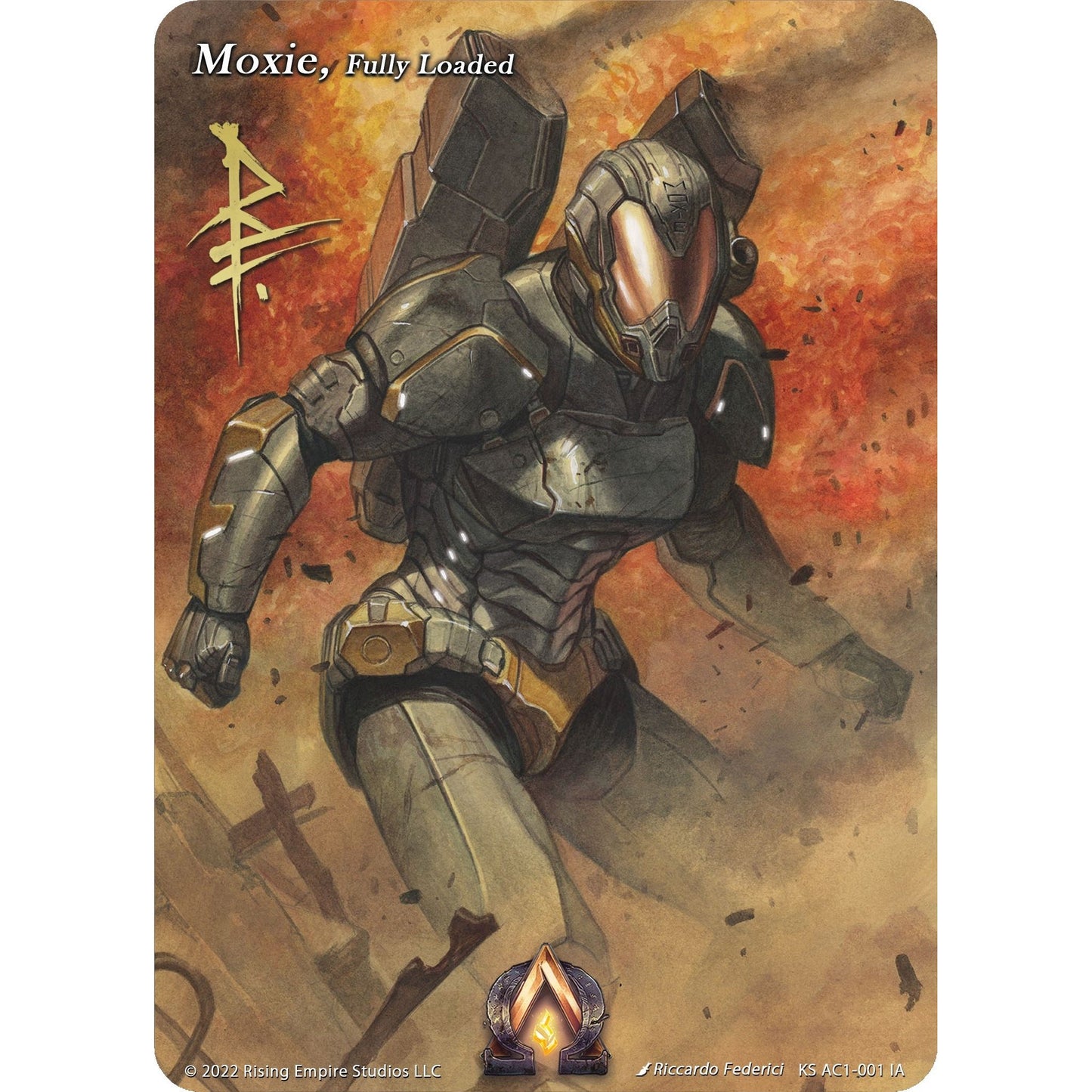 Image for Moxie, Fully Loaded (Iconic Art) (KS AC1-001 IA) (KS AC1) - Alpha Clash