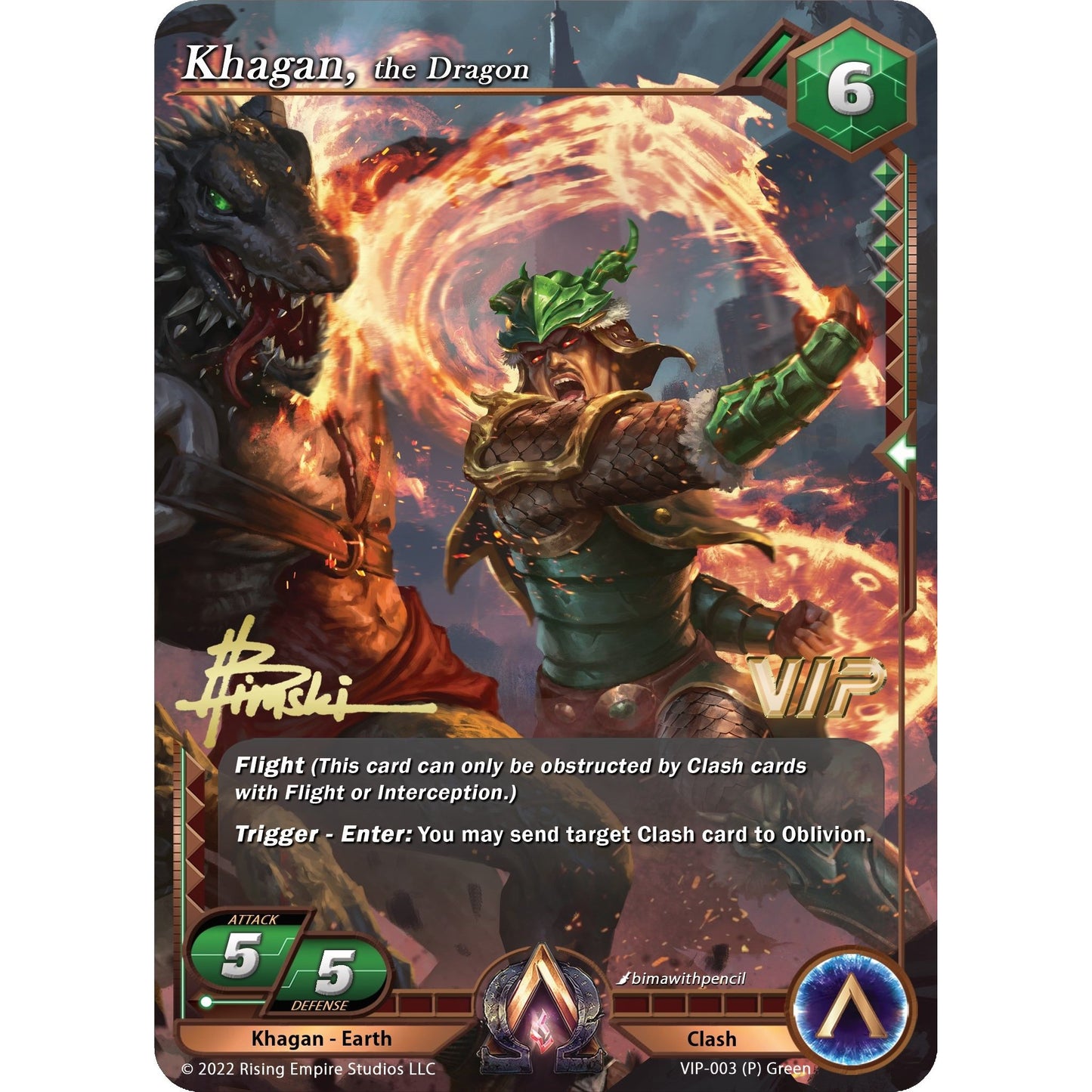 Image for Khagan, the Dragon VIP Promo (VIP-003) (KS AC1) - Alpha Clash