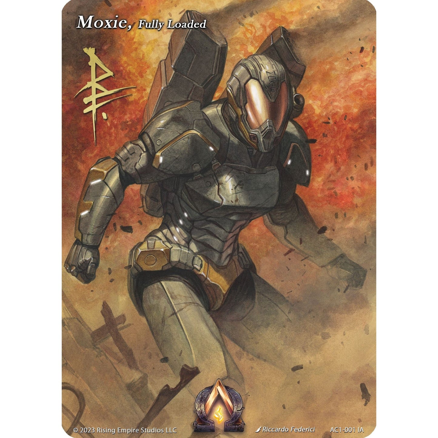 Image for Moxie, Fully Loaded (Iconic Art) (AC1-001 IA) (AC1) - Alpha Clash