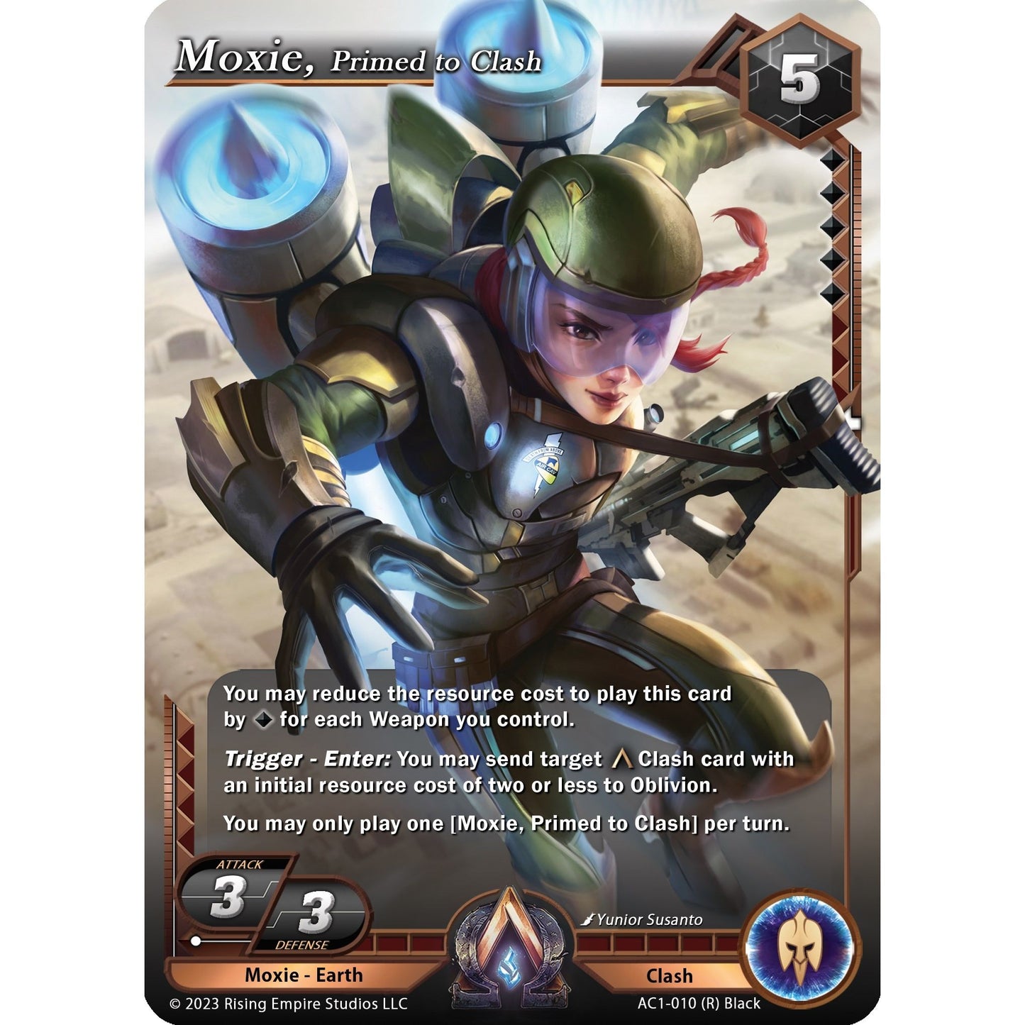 Image for Moxie, Primed to Clash (AC1-010) (AC1) - Alpha Clash