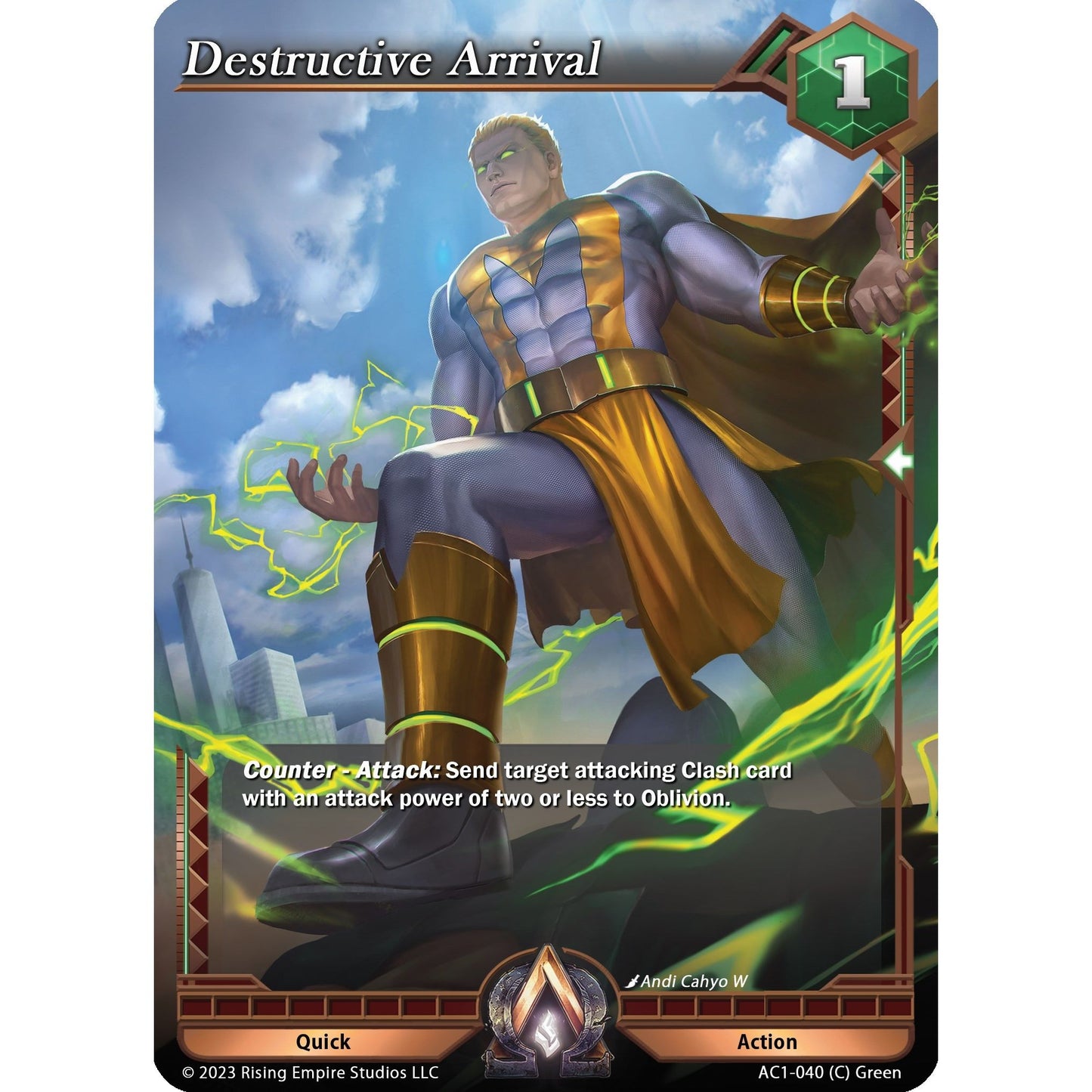 Image for Destructive Arrival (AC1-040) (AC1) - Alpha Clash