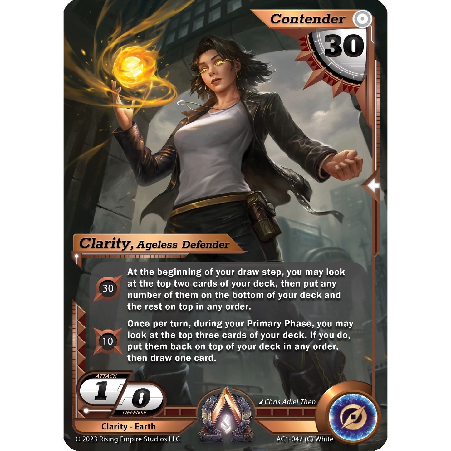 Image for Clarity, Ageless Defender (AC1-047) (AC1) - Alpha Clash