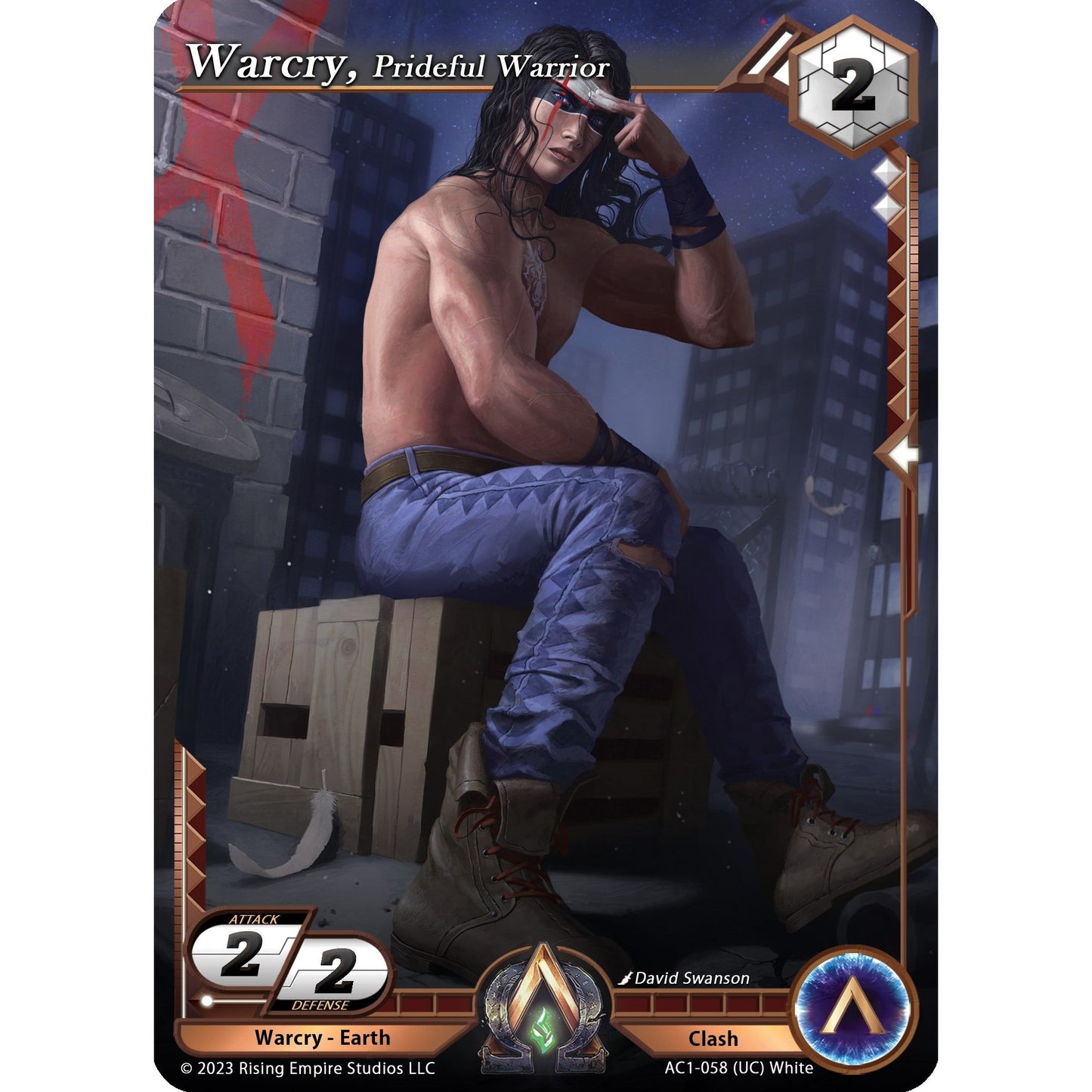 Image for Warcry, Prideful Warrior (AC1-058) (AC1) - Alpha Clash