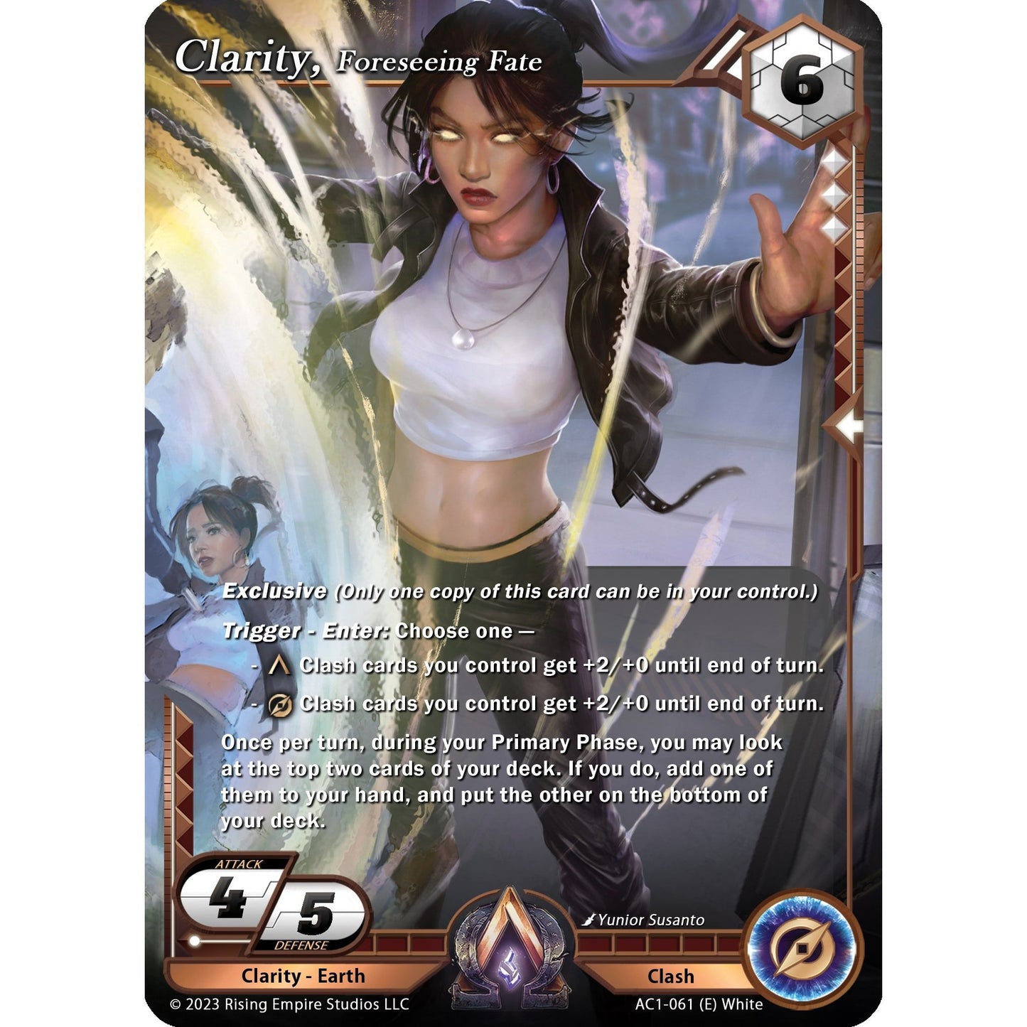 Image for Clarity, Foreseeing Fate (AC1-061) (AC1) - Alpha Clash