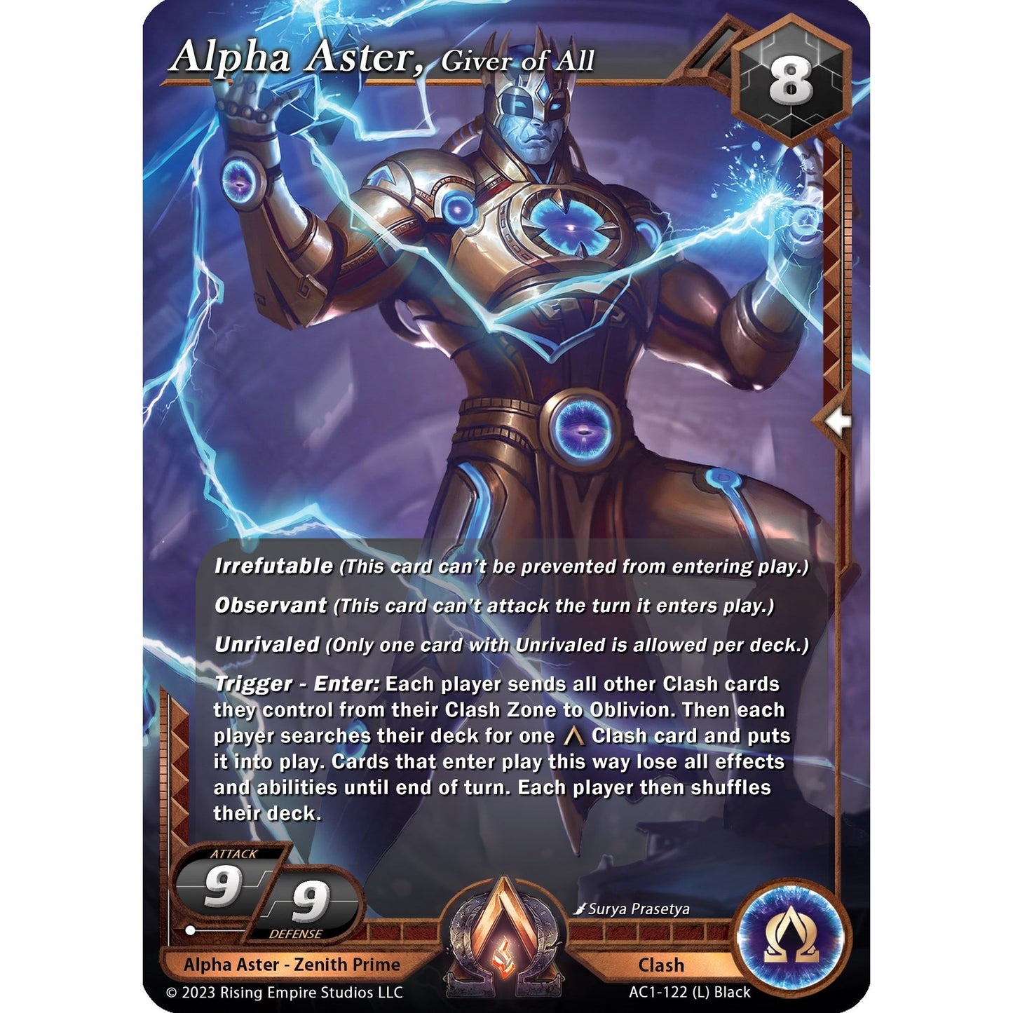 Image for Alpha Aster, Giver of All (AC1-122) (AC1) - Alpha Clash
