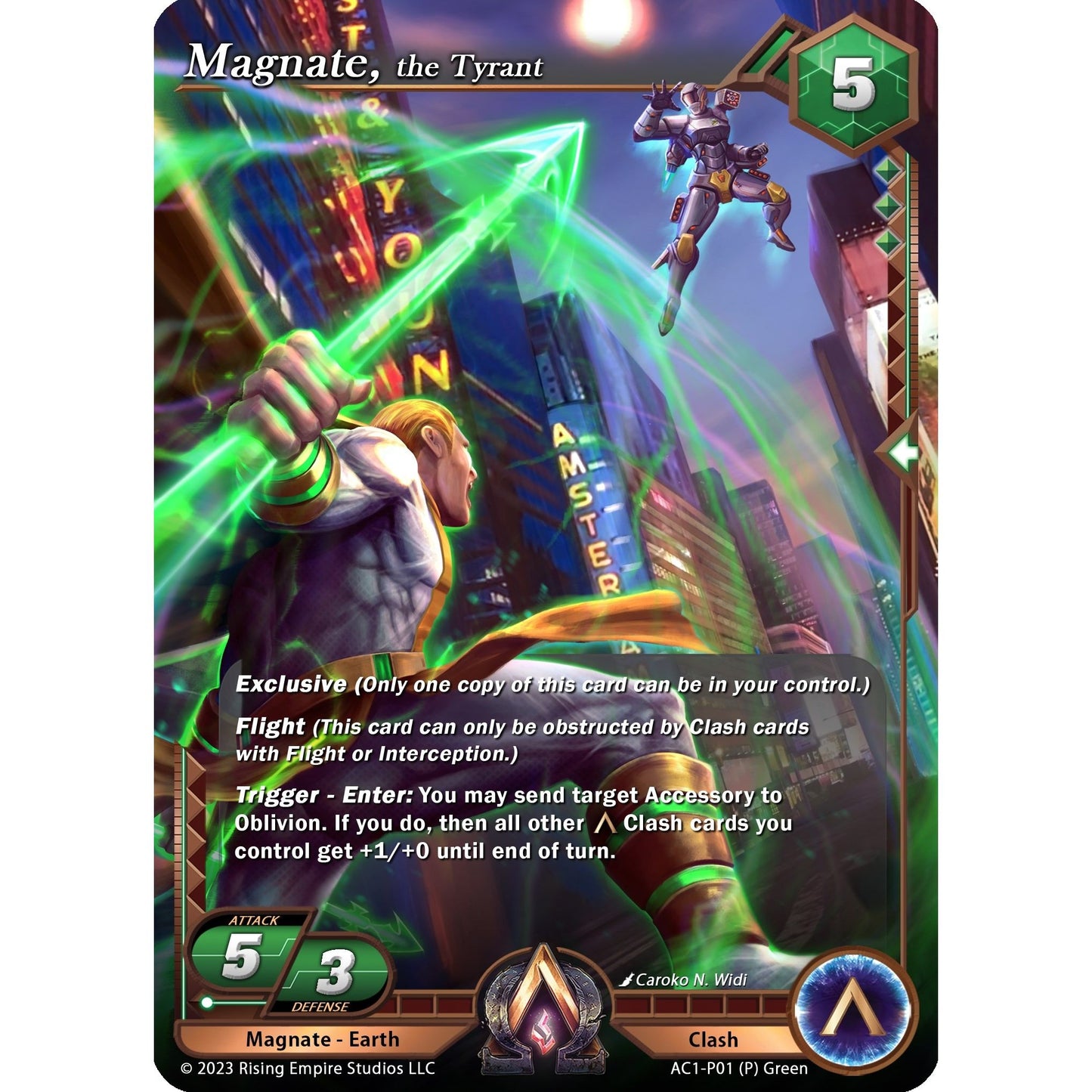 Image for Magnate, the Tyrant (AC1-P01) (AC1) - Alpha Clash