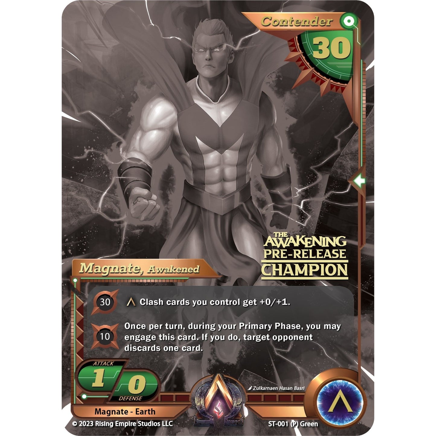Image for Magnate, Awakened (Pre-Release Champion) (ST-001) (AC1) - Alpha Clash