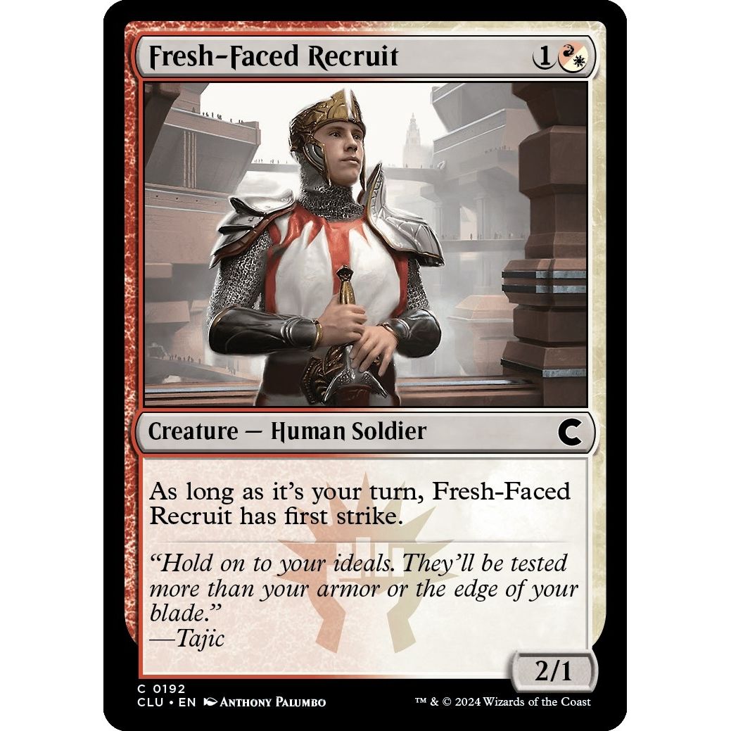 Image for Fresh-Faced Recruit (192) (CLU) - Magic: The Gathering
