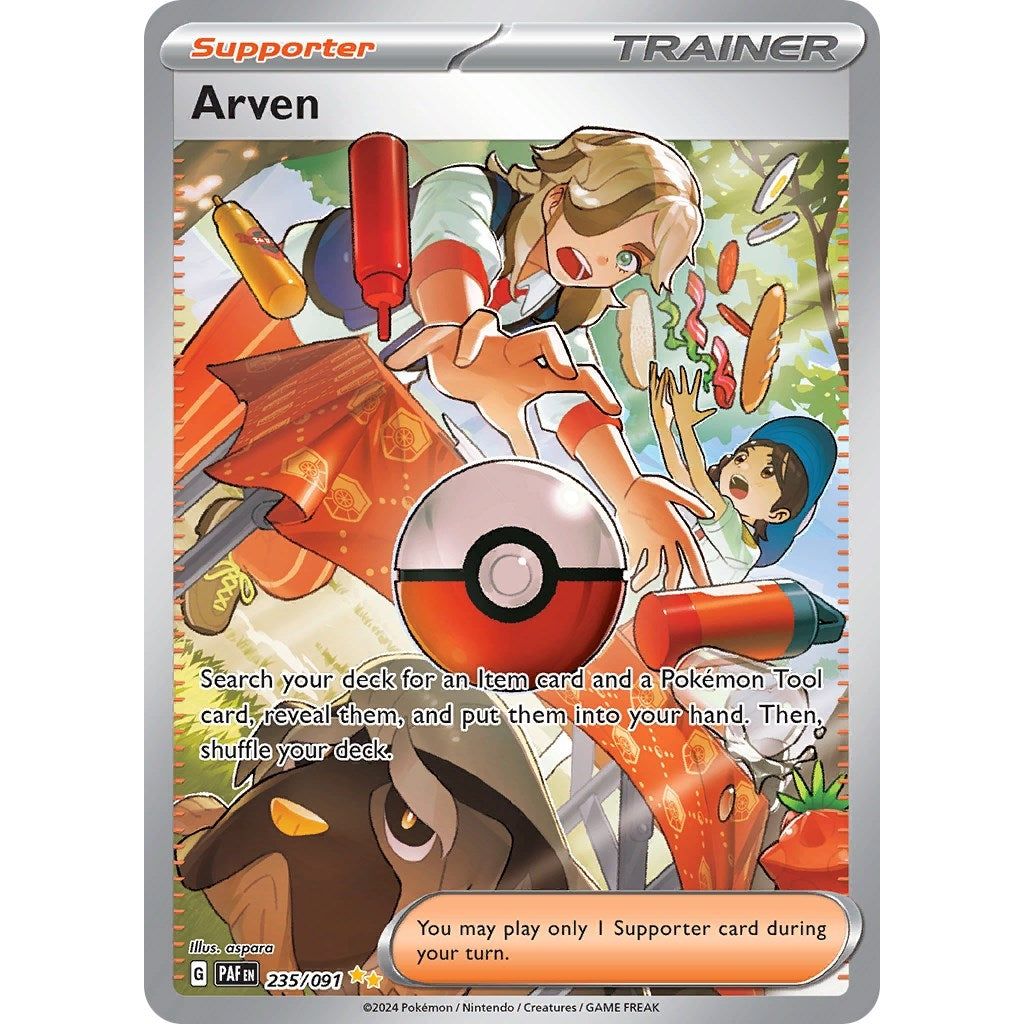 Image for Arven (235/091) (PAF) - Pokemon