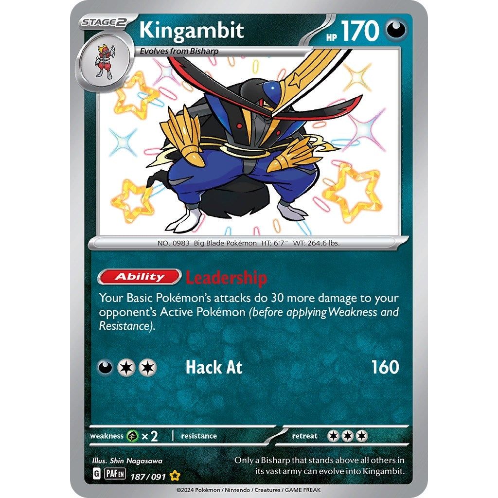 Image for Kingambit (187/091) (PAF) - Pokemon