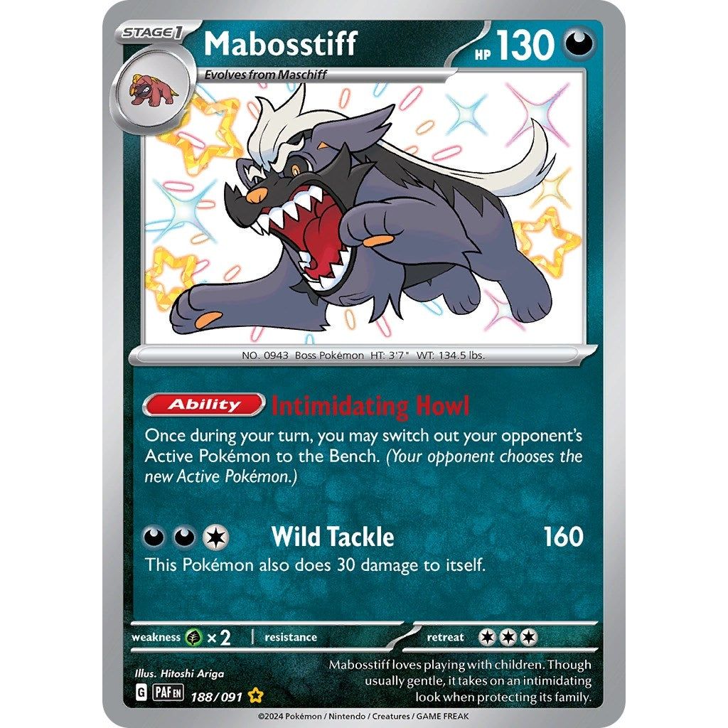 Image for Mabosstiff (188/091) (PAF) - Pokemon