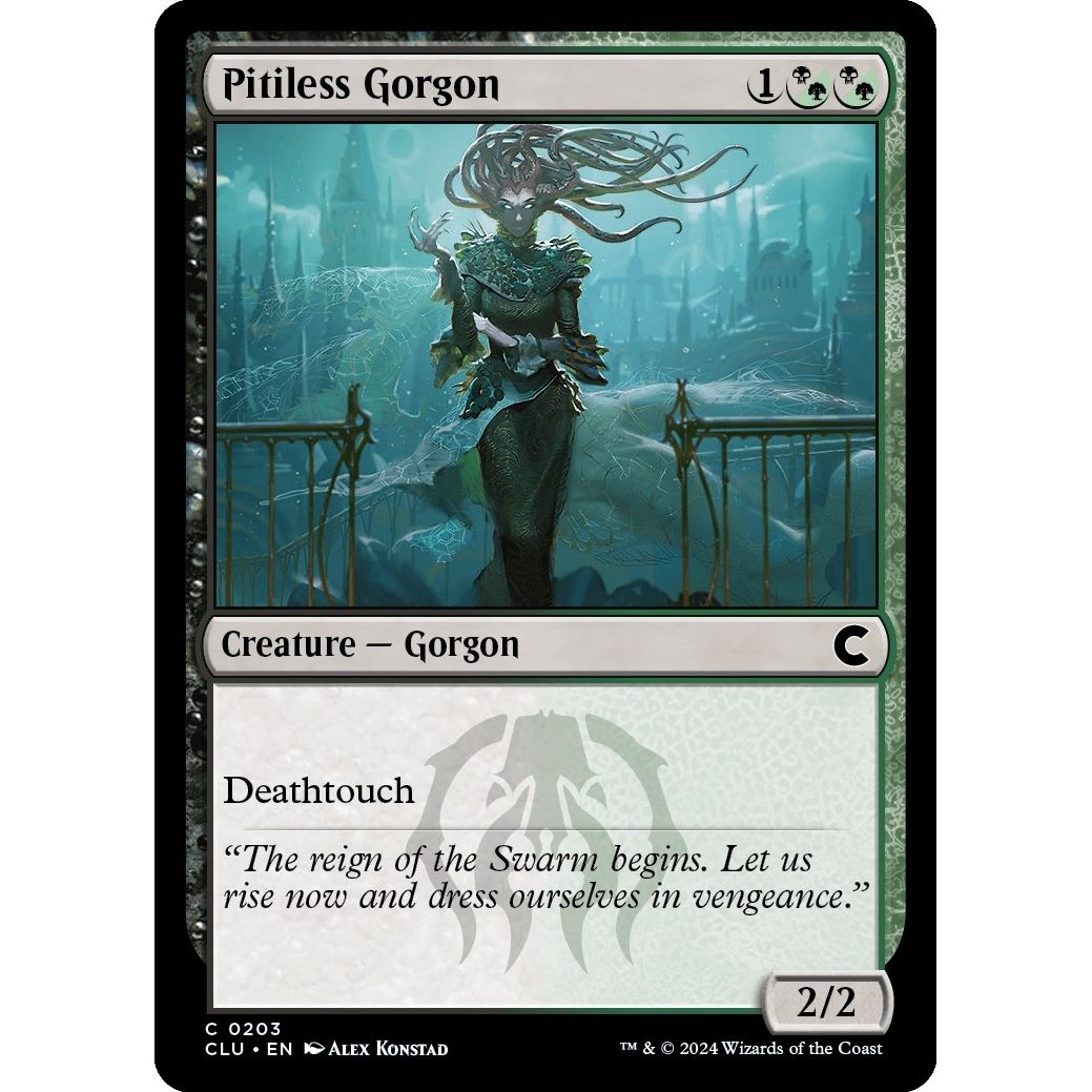 Image for Pitiless Gorgon (203) (CLU) - Magic: The Gathering