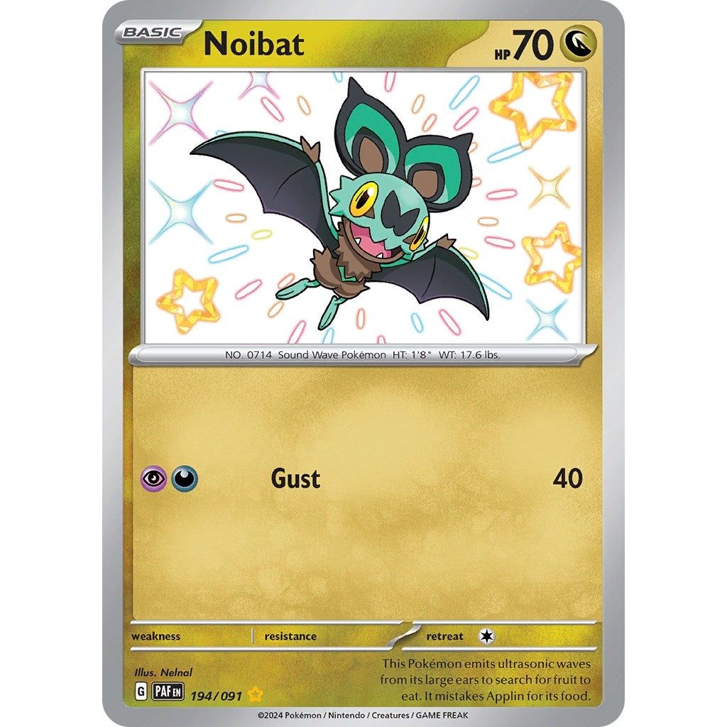 Image for Noibat (194/091) (PAF) - Pokemon
