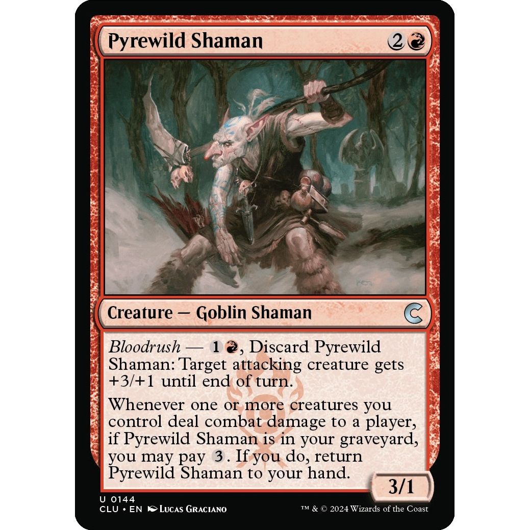 Image for Pyrewild Shaman (144) (CLU) - Magic: The Gathering
