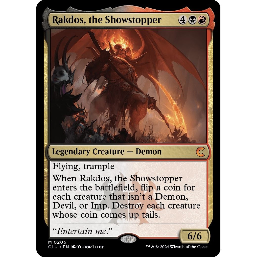 Image for Rakdos, the Showstopper (205) (CLU) - Magic: The Gathering