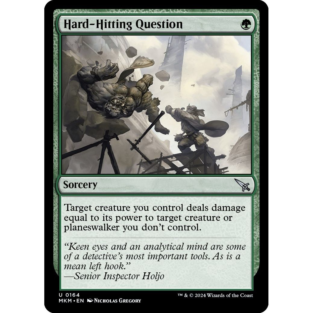 Image for Hard-Hitting Question (164) (MKM) - Magic: The Gathering