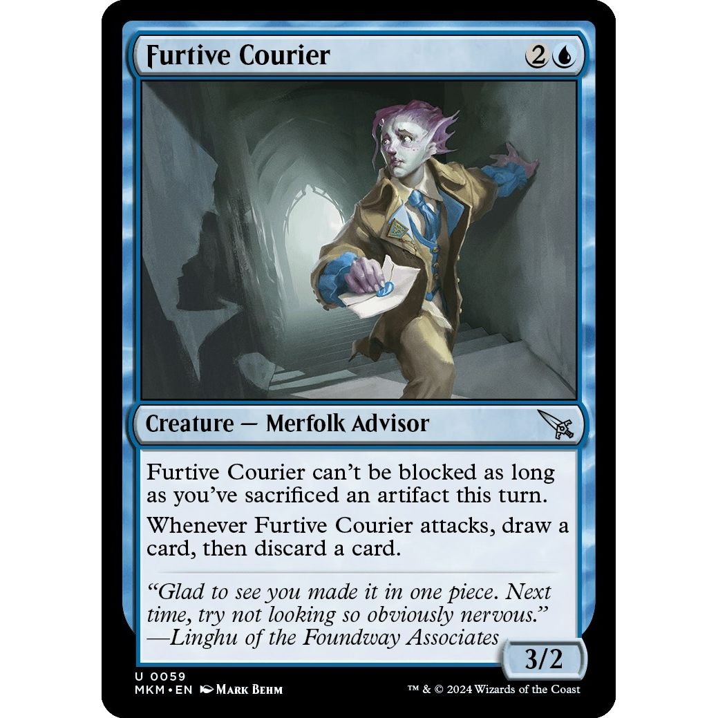 Image for Furtive Courier (59) (MKM) - Magic: The Gathering