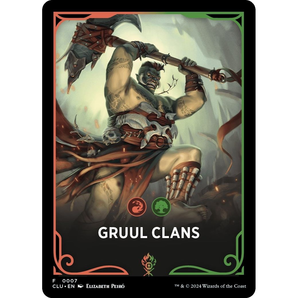 Image for Gruul Clans Theme Card (7) (CLU) - Magic: The Gathering