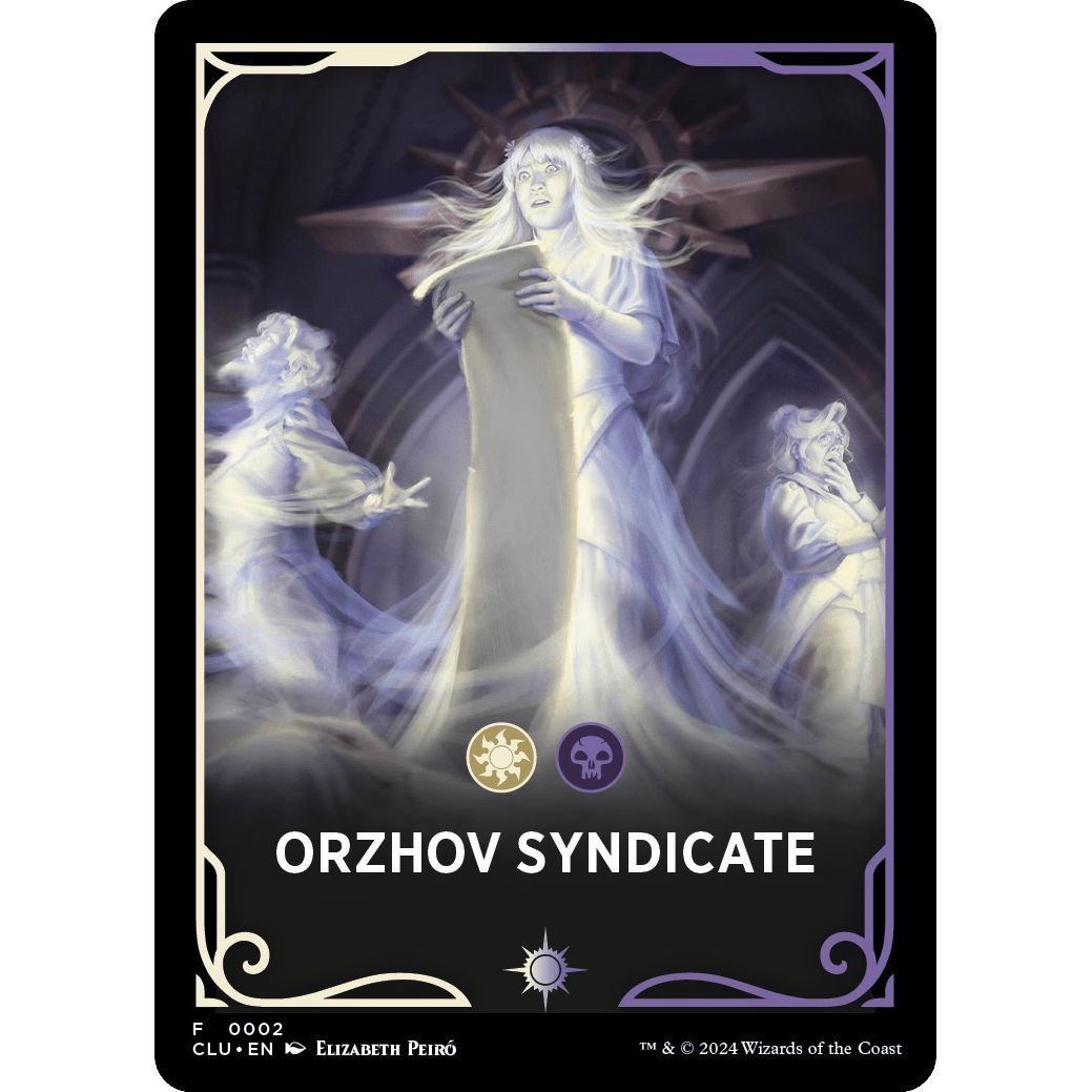 Image for Orzhov Syndicate Theme Card (2) (CLU) - Magic: The Gathering