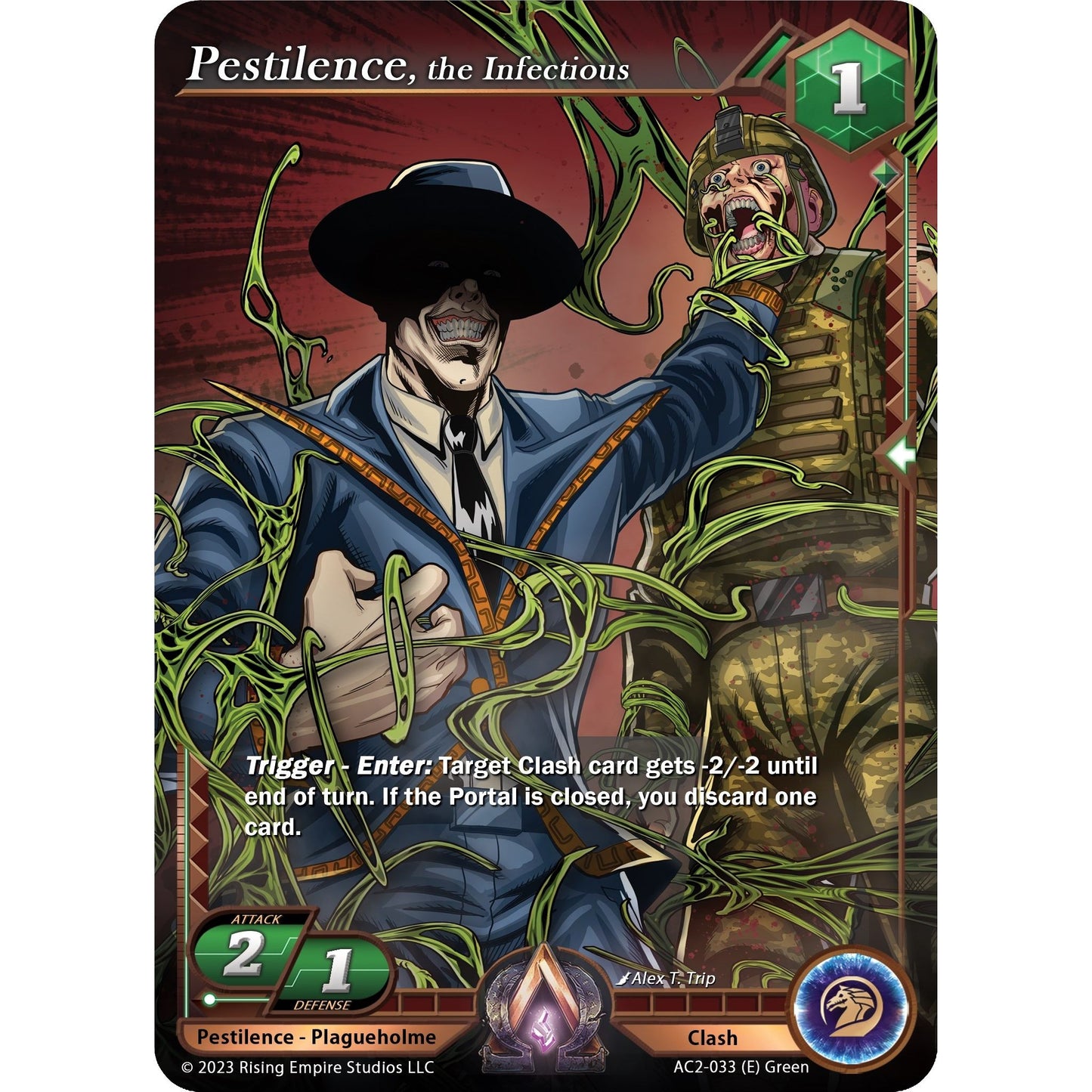 Image for Pestilence, the Infectious (AC2-033) (AC2) - Alpha Clash