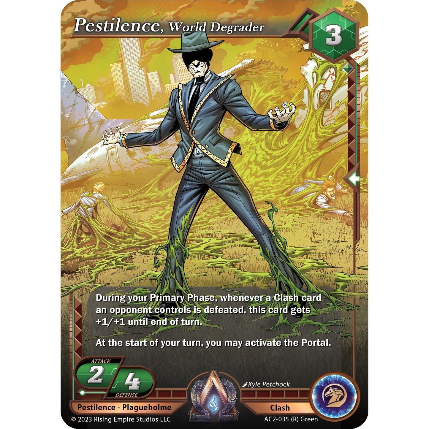Image for Pestilence, World Degrader (AC2-035) (AC2) - Alpha Clash