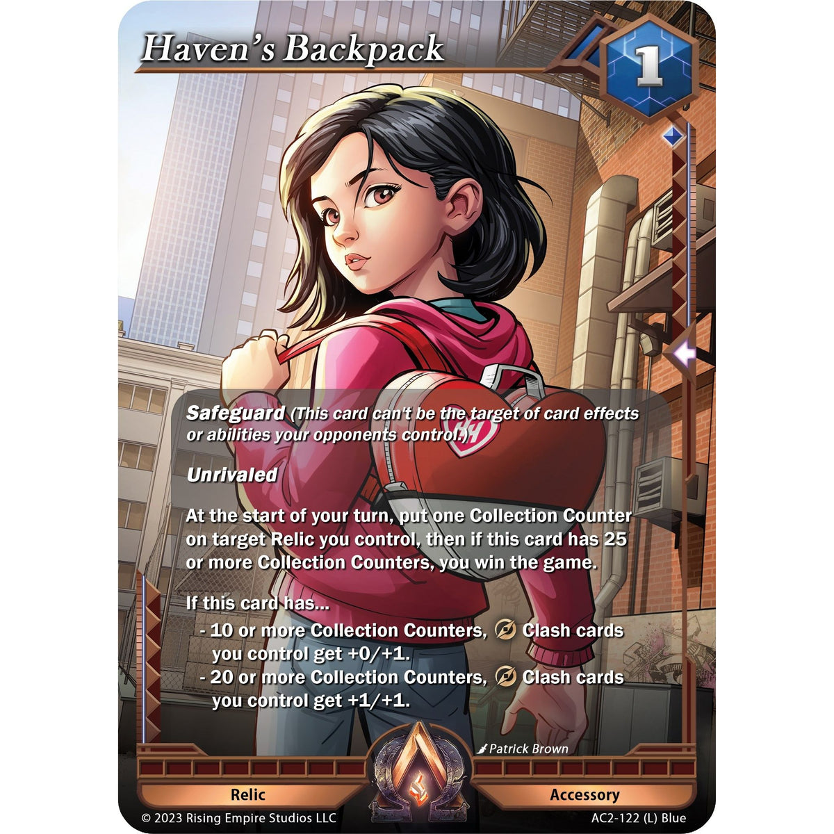 Image for Haven's Backpack (AC2-122) (AC2) - Alpha Clash