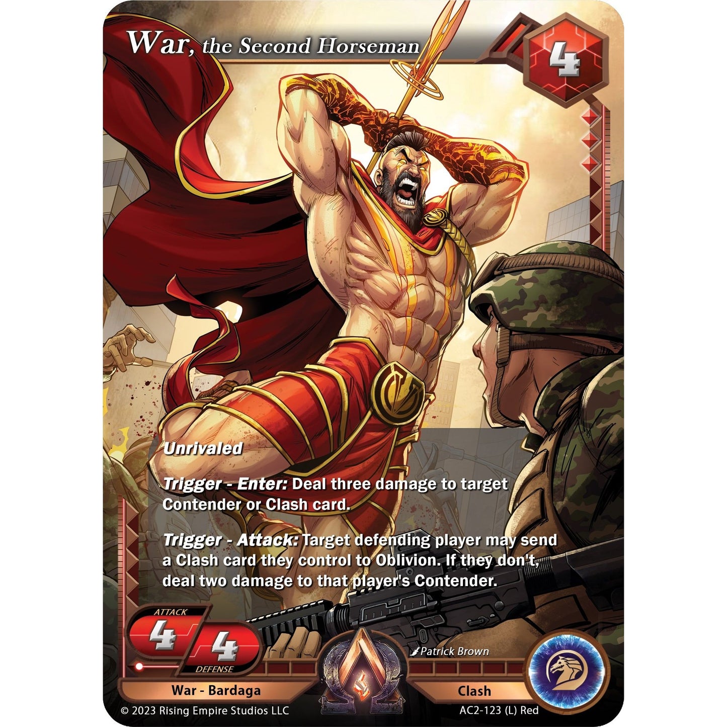 Image for War, the Second Horseman (AC2-123) (AC2) - Alpha Clash