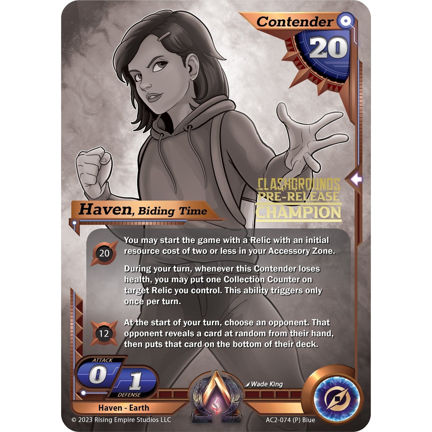 Image for Haven, Biding Time (Pre-Release Champion) (AC2-074) (AC2) - Alpha Clash