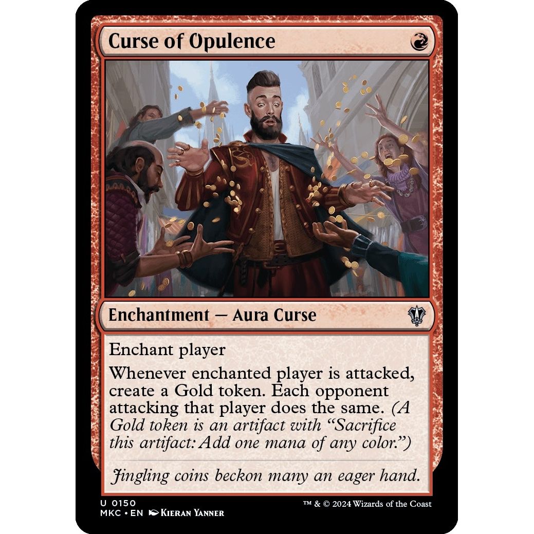 Image for Curse of Opulence (150) (MKC) - Magic: The Gathering
