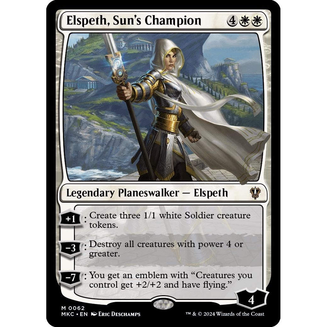 Image for Elspeth, Sun's Champion (62) (MKC) - Magic: The Gathering