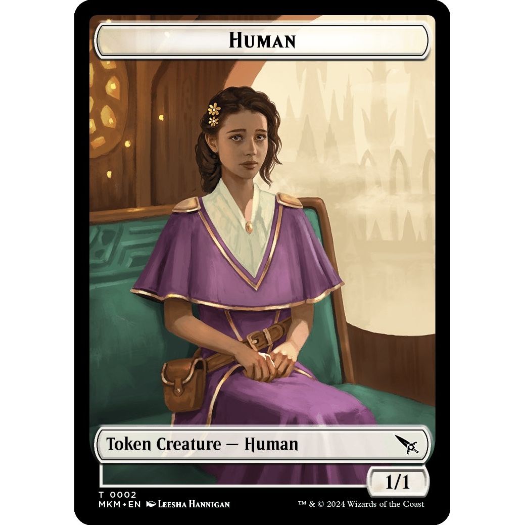 Image for Human // Ogre Double-Sided Token (2 // 14) (MKC) - Magic: The Gathering