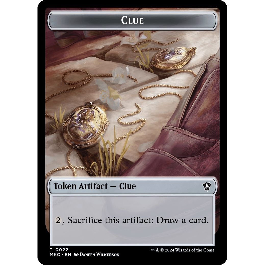 Image for Clue // Food Double-Sided Token (22 // 24) (MKC) - Magic: The Gathering