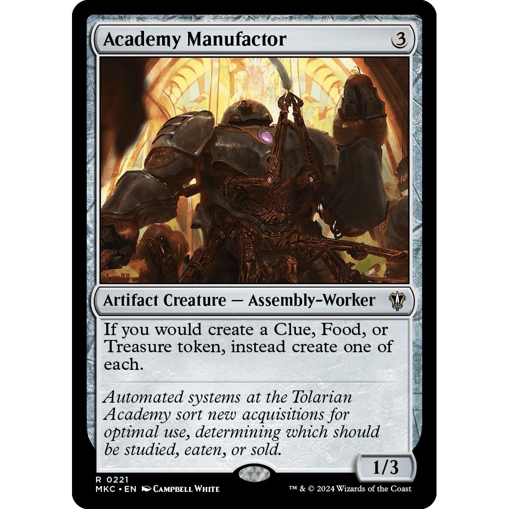 Image for Academy Manufactor (221) (MKC) - Magic: The Gathering