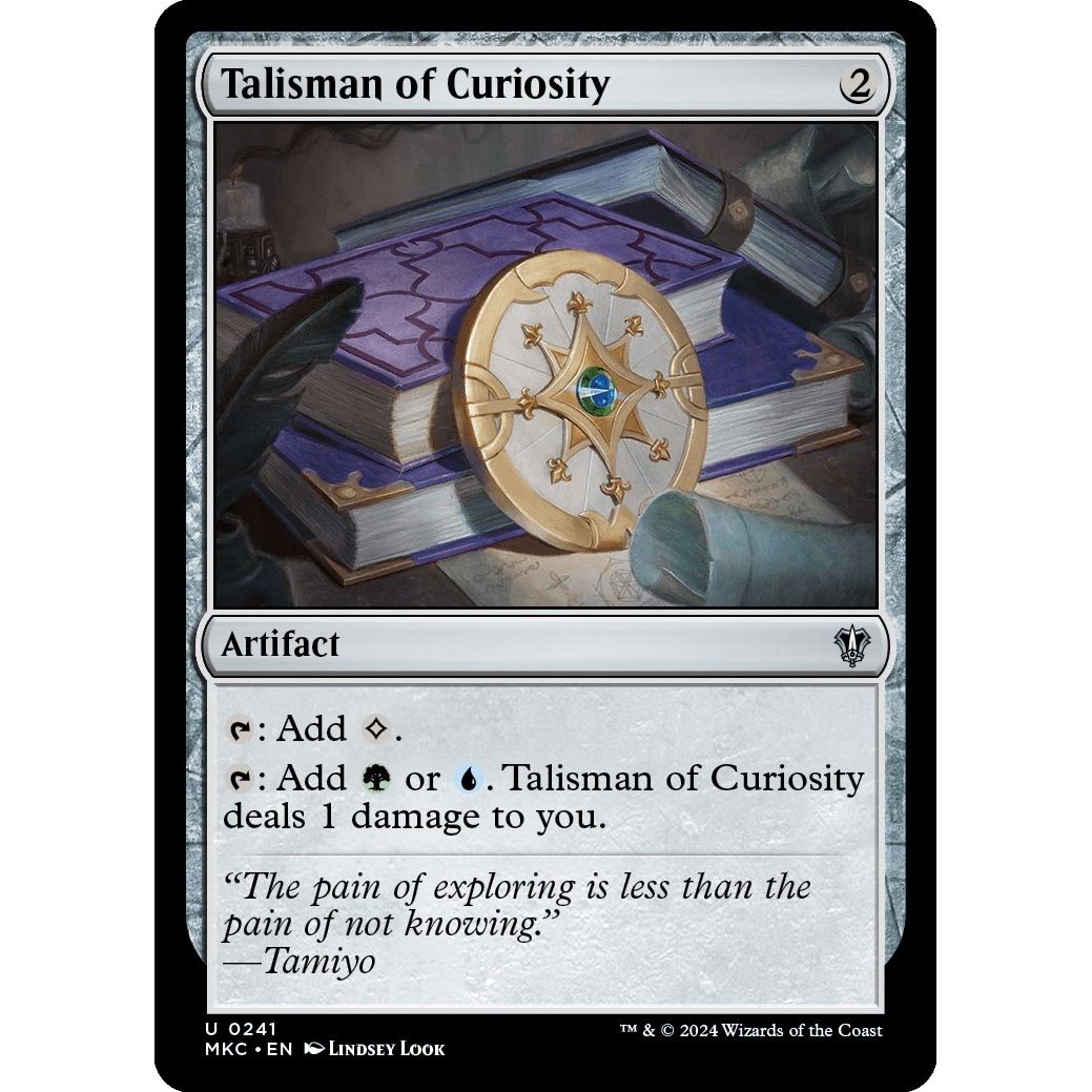 Image for Talisman of Curiosity (241) (MKC) - Magic: The Gathering