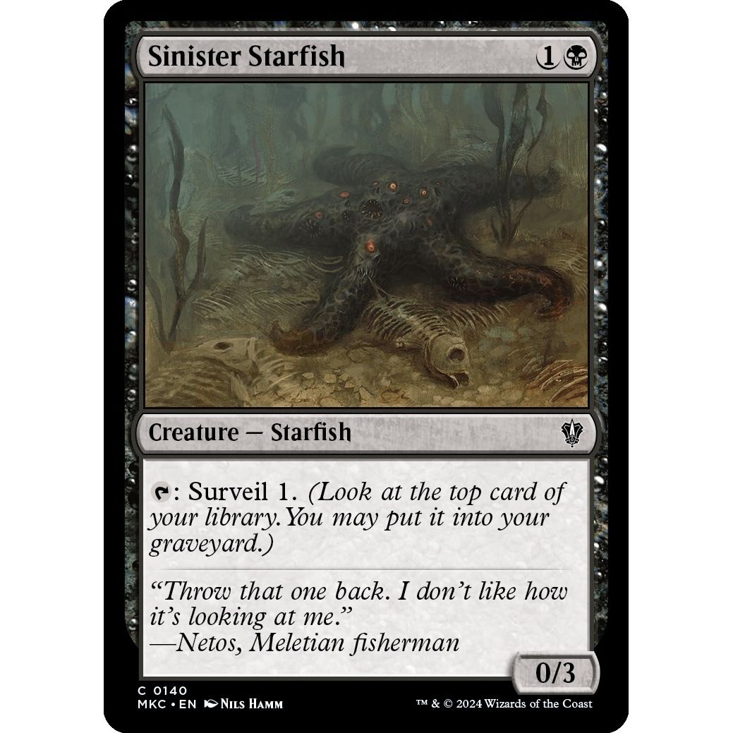 Image for Sinister Starfish (140) (MKC) - Magic: The Gathering
