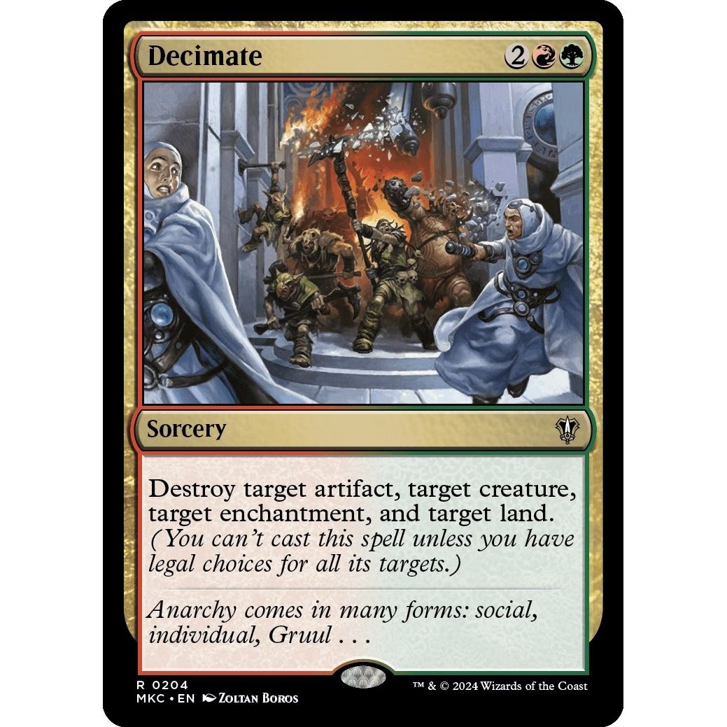 Image for Decimate (204) (MKC) - Magic: The Gathering