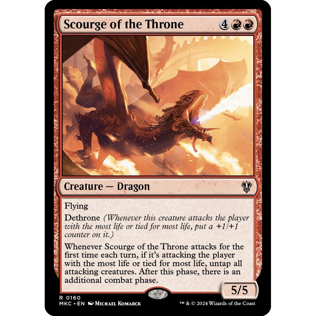 Image for Scourge of the Throne (160) (MKC) - Magic: The Gathering
