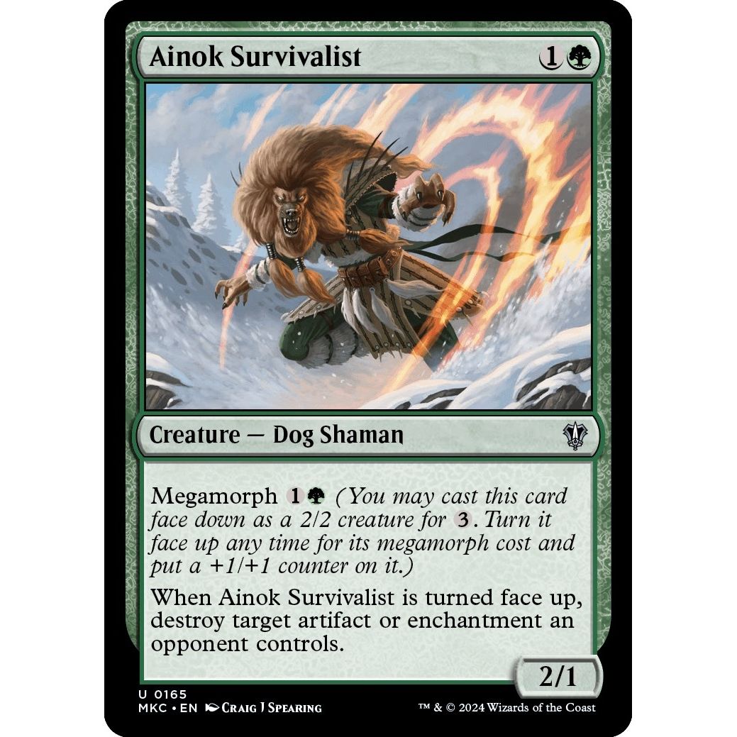 Image for Ainok Survivalist (165) (MKC) - Magic: The Gathering